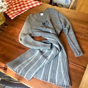 Venus gray sweater dress NWOT